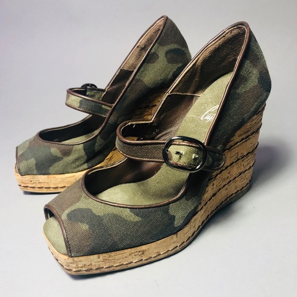 Authentic Castaner Green Camouflaged Espadrille - Picture 4 of 7
